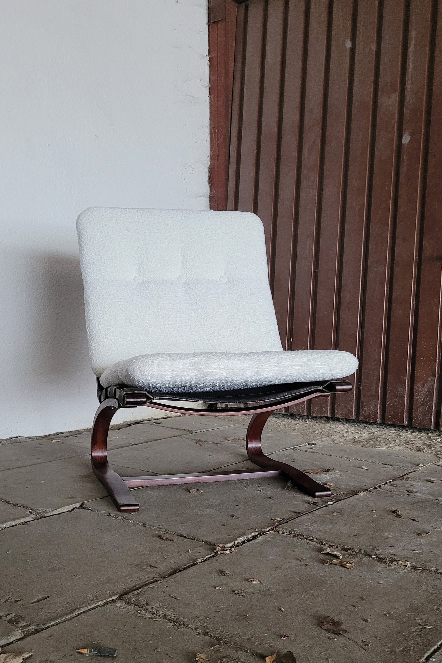 Fotel Kengu Lounge Oddvin Rykken | Mid Century Modern | po renowacji