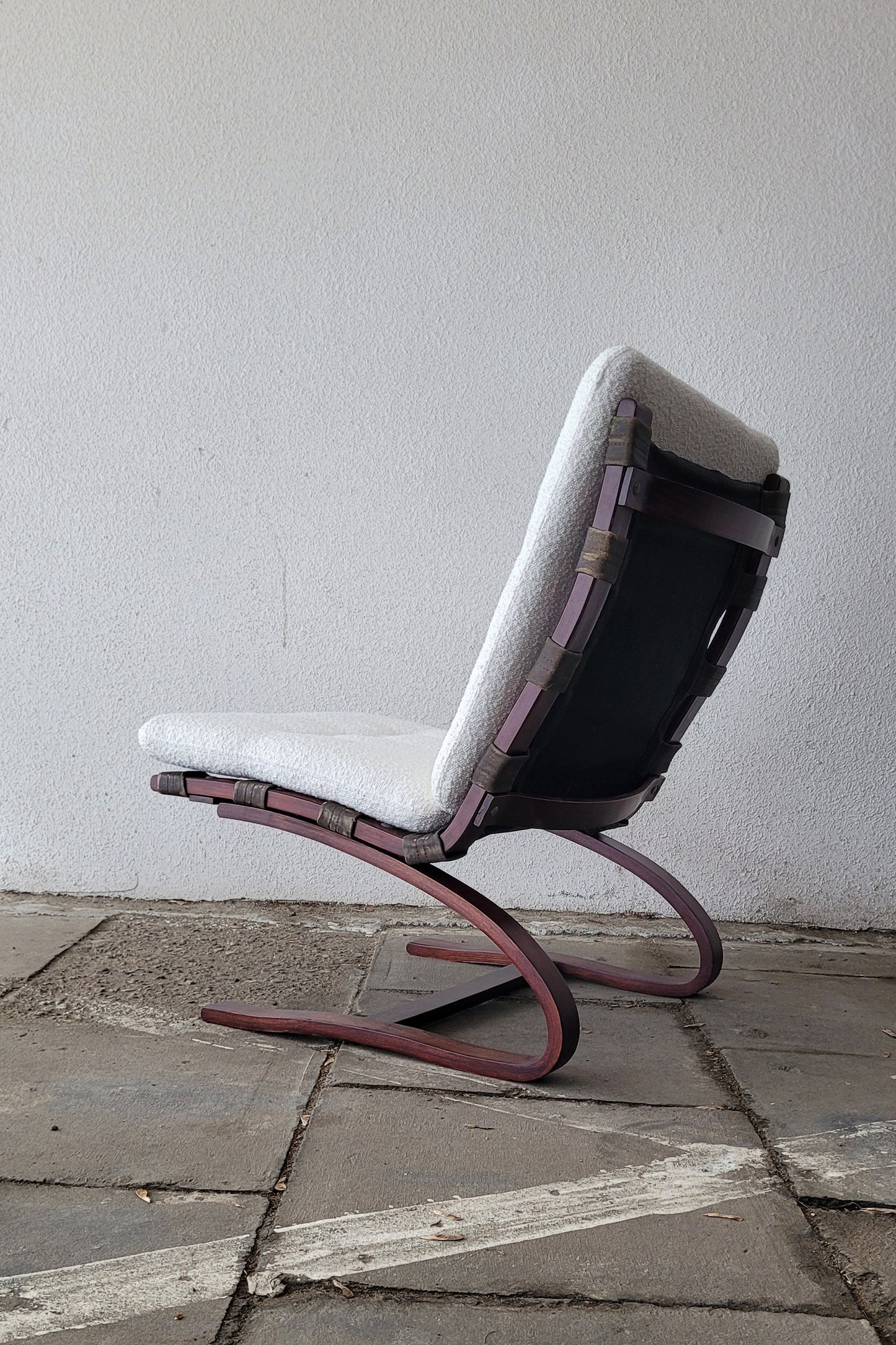 Fotel Kengu Lounge Oddvin Rykken | Mid Century Modern | po renowacji