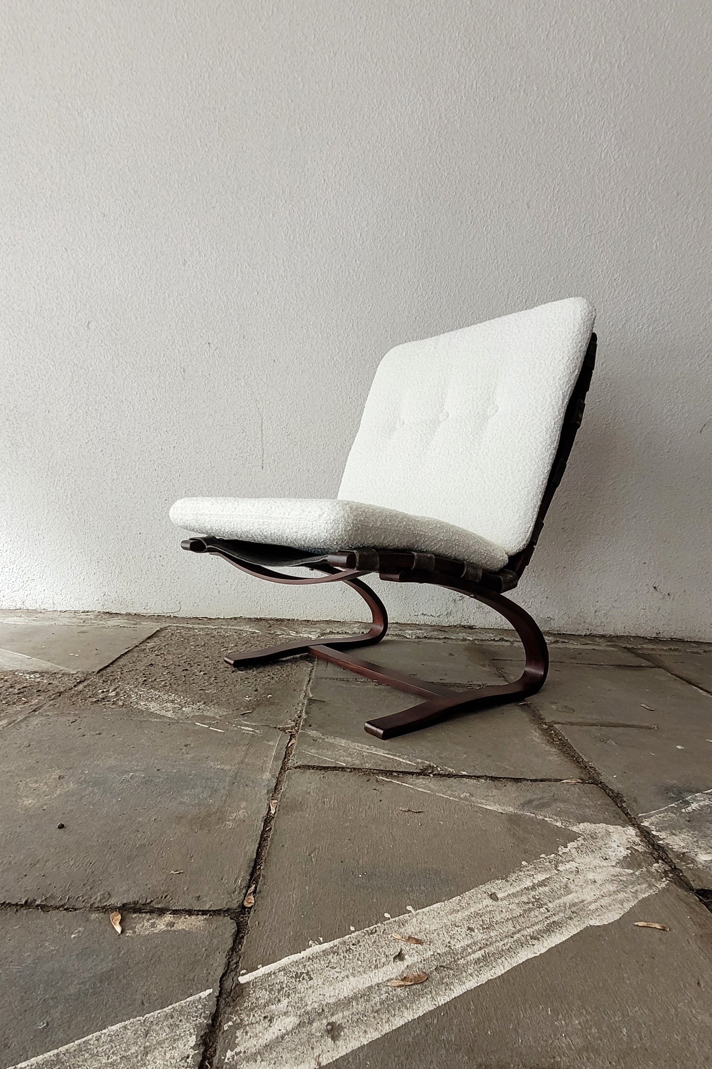 Fotel Kengu Lounge Oddvin Rykken | Mid Century Modern | po renowacji