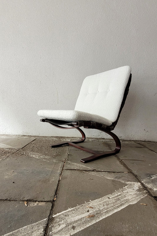 Fotel Kengu Lounge Oddvin Rykken | Mid Century Modern | po renowacji