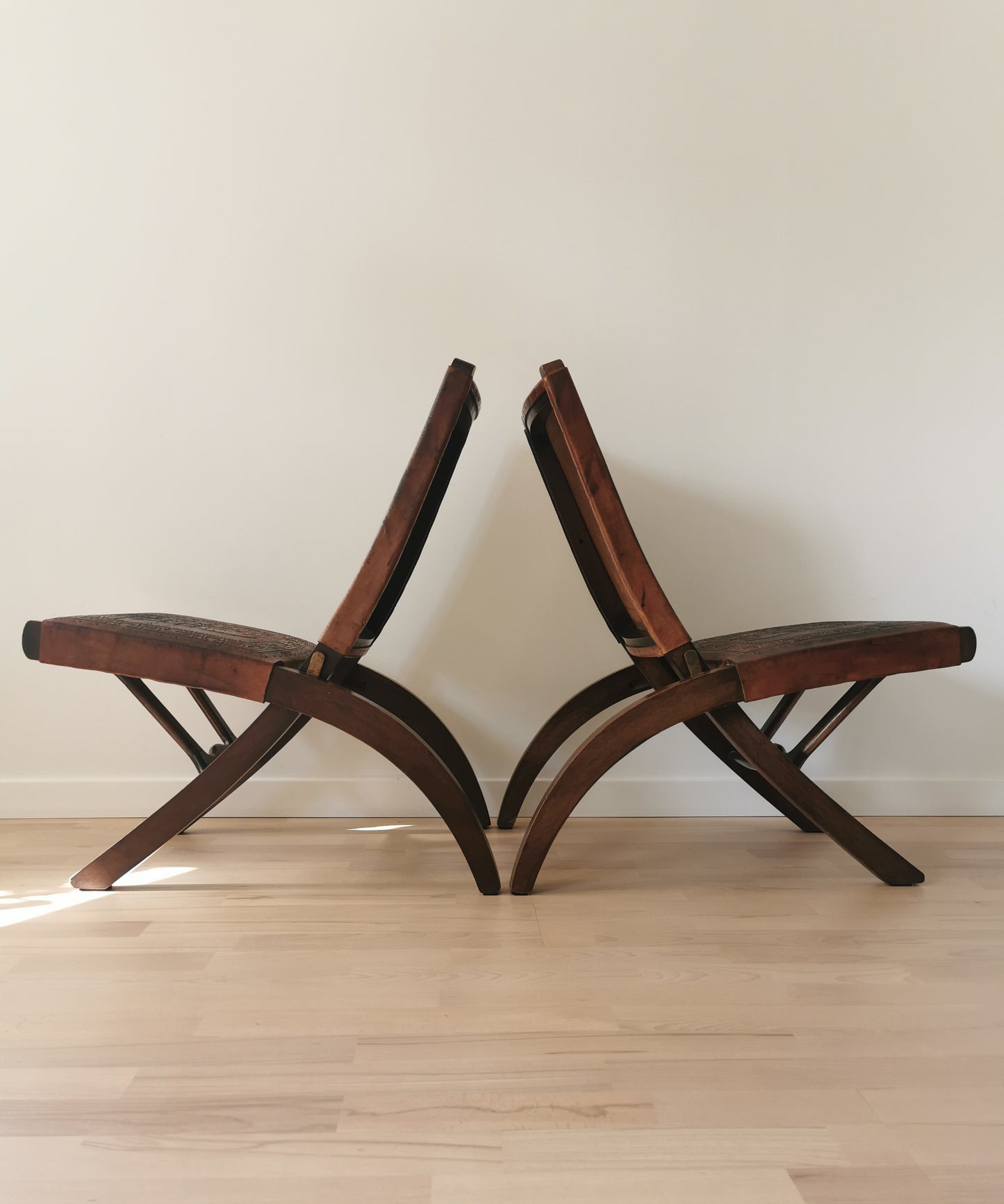 Fotel składany Angel Pazmino Muebles De Estilo | vintage lata 60