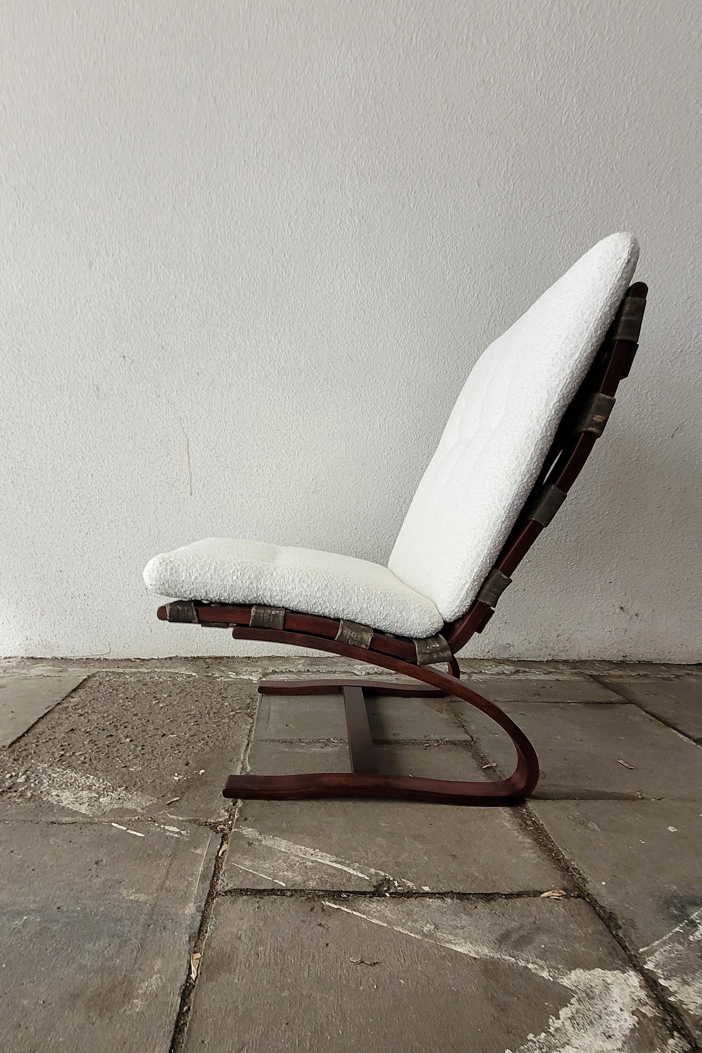 Fotel Kengu Lounge Oddvin Rykken | Mid Century Modern | po renowacji
