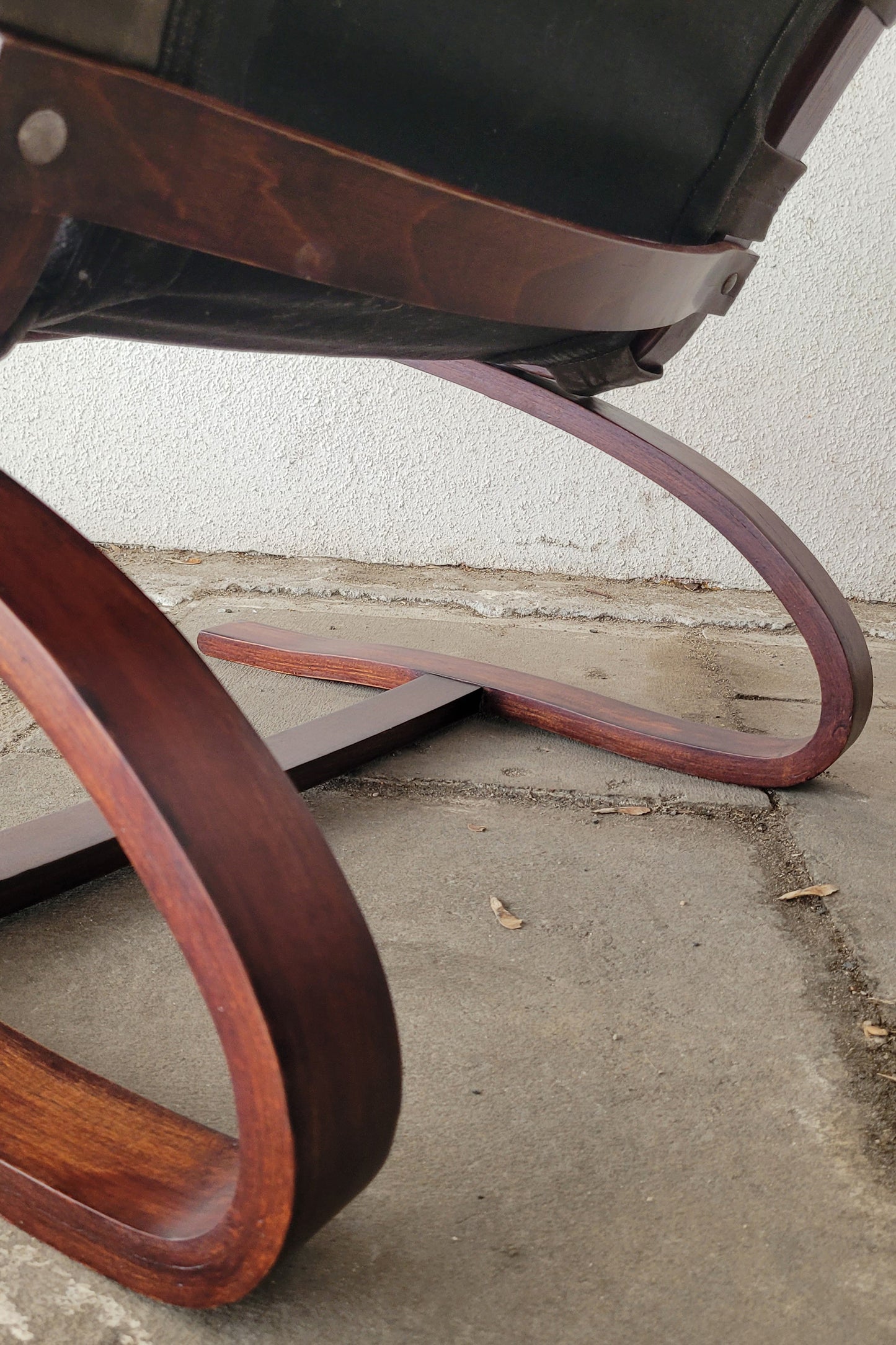 Fotel Kengu Lounge Oddvin Rykken | Mid Century Modern | po renowacji