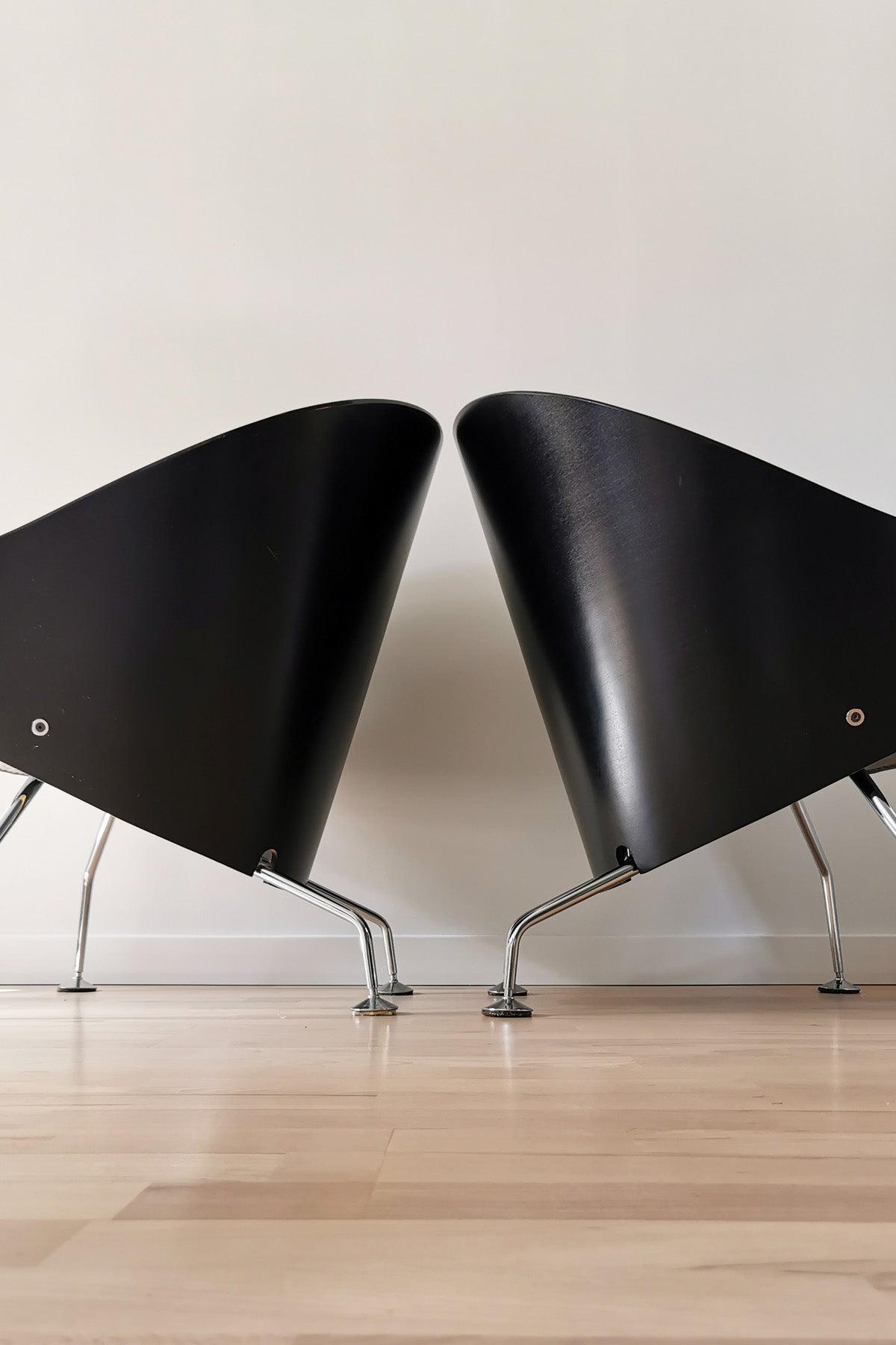 Fotel Jørgen Kastholm czarny design vintage
