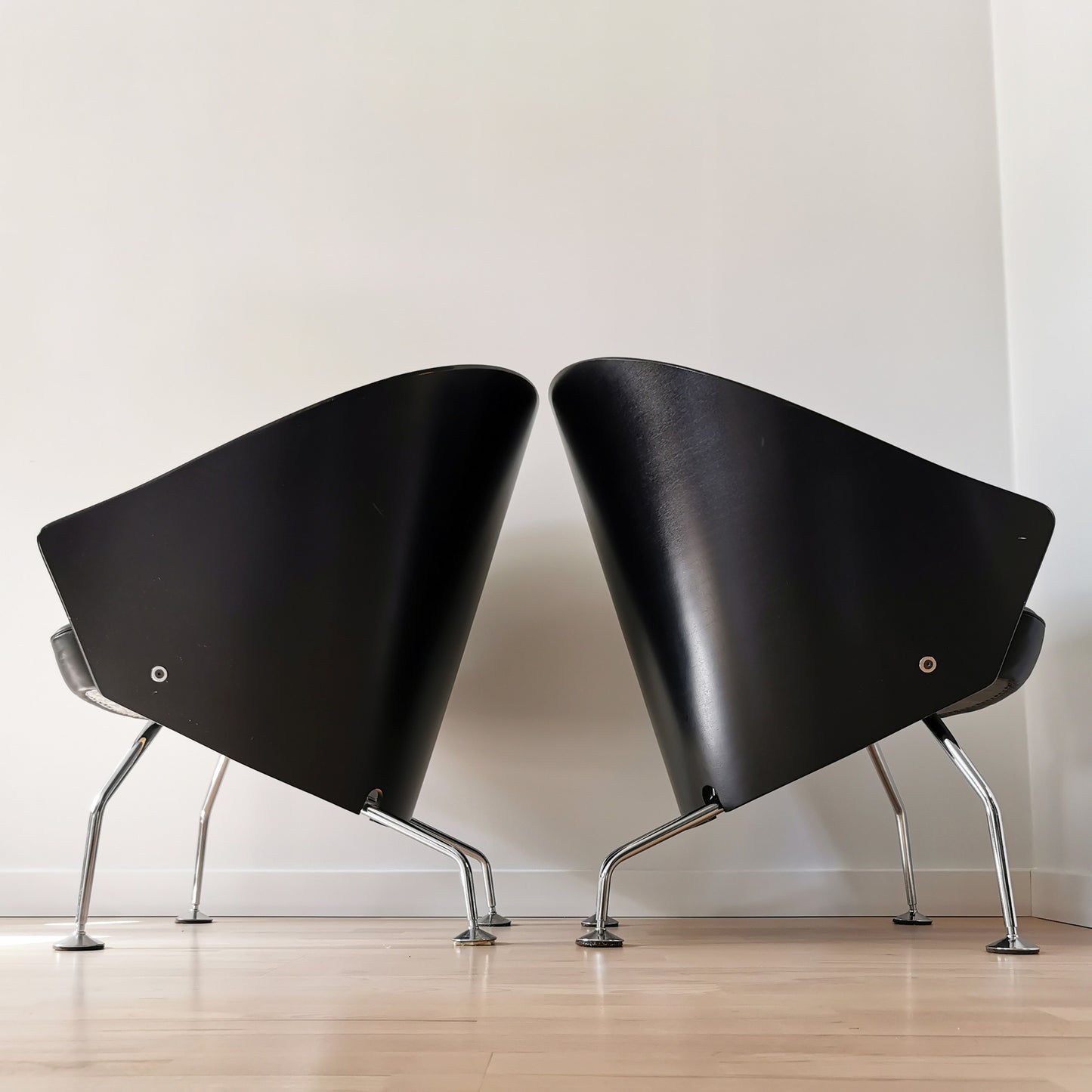 Fotel Jørgen Kastholm czarny design vintage